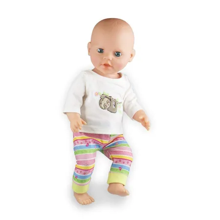 Heless Puppen-Pyjama Faultier Flauschi, Gr. 28-35 cm
