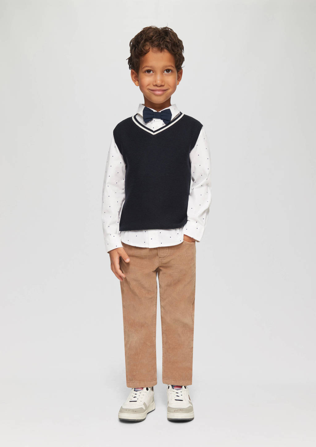 s.Oliver gilet donkerblauw