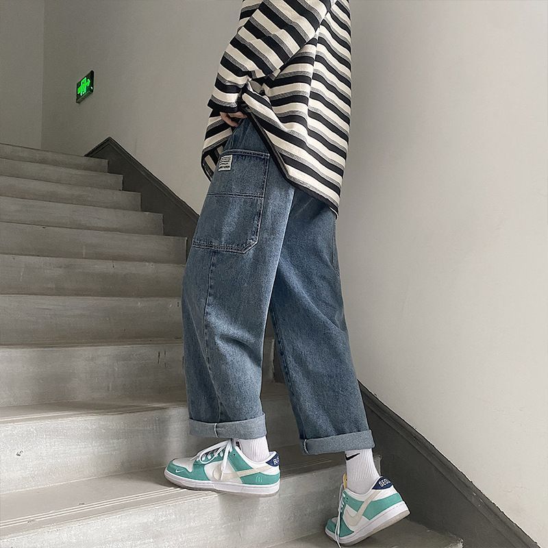 Fushet - Cropped baggy jeans