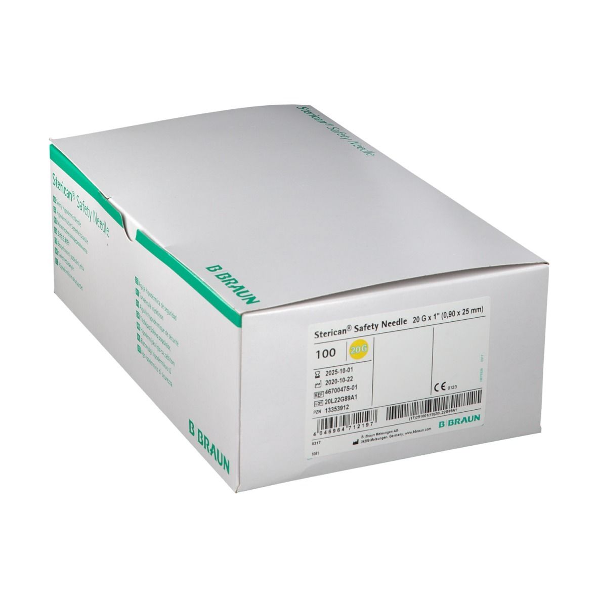 Sterican® Safety 20 G 0,9 x 25mm