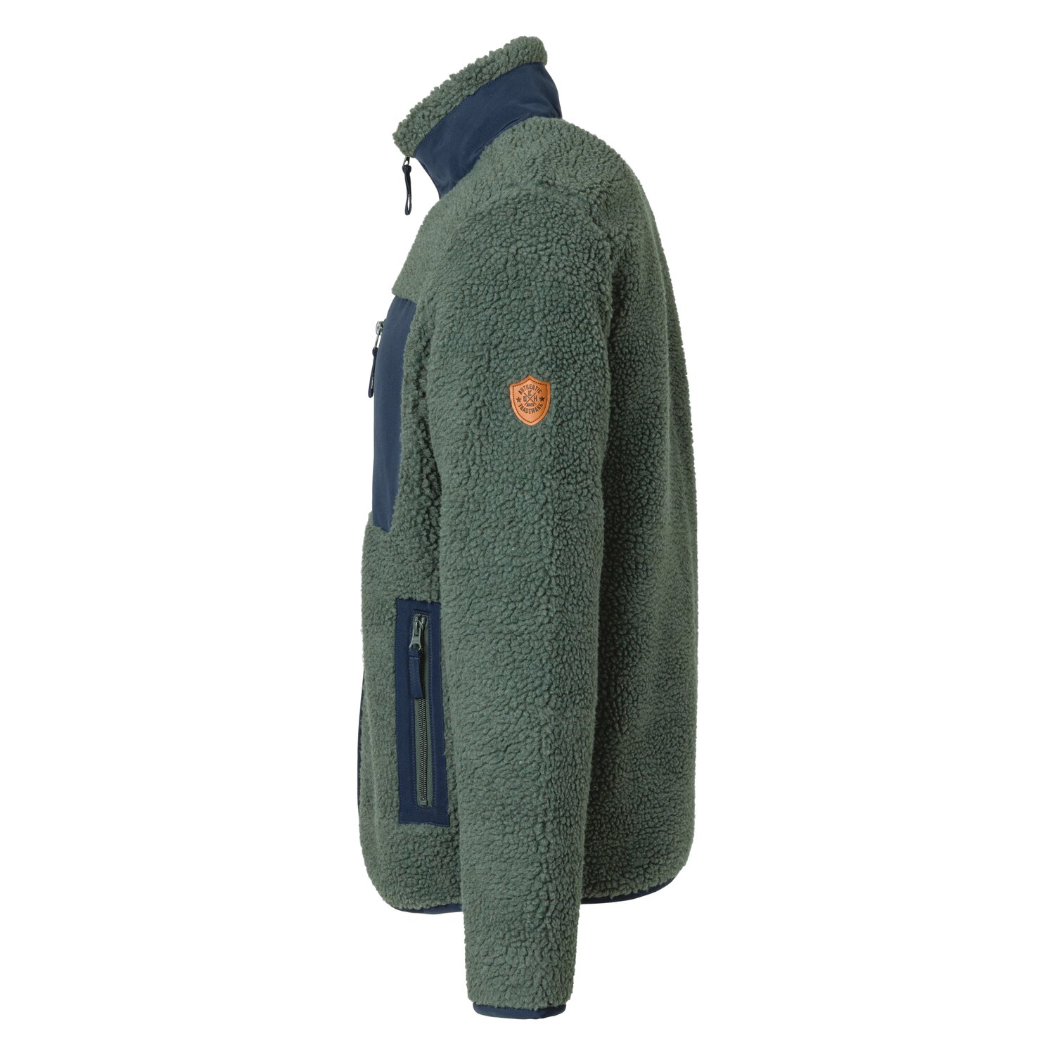 OKLAHOMA Jeans Fleecejacke  - dark green