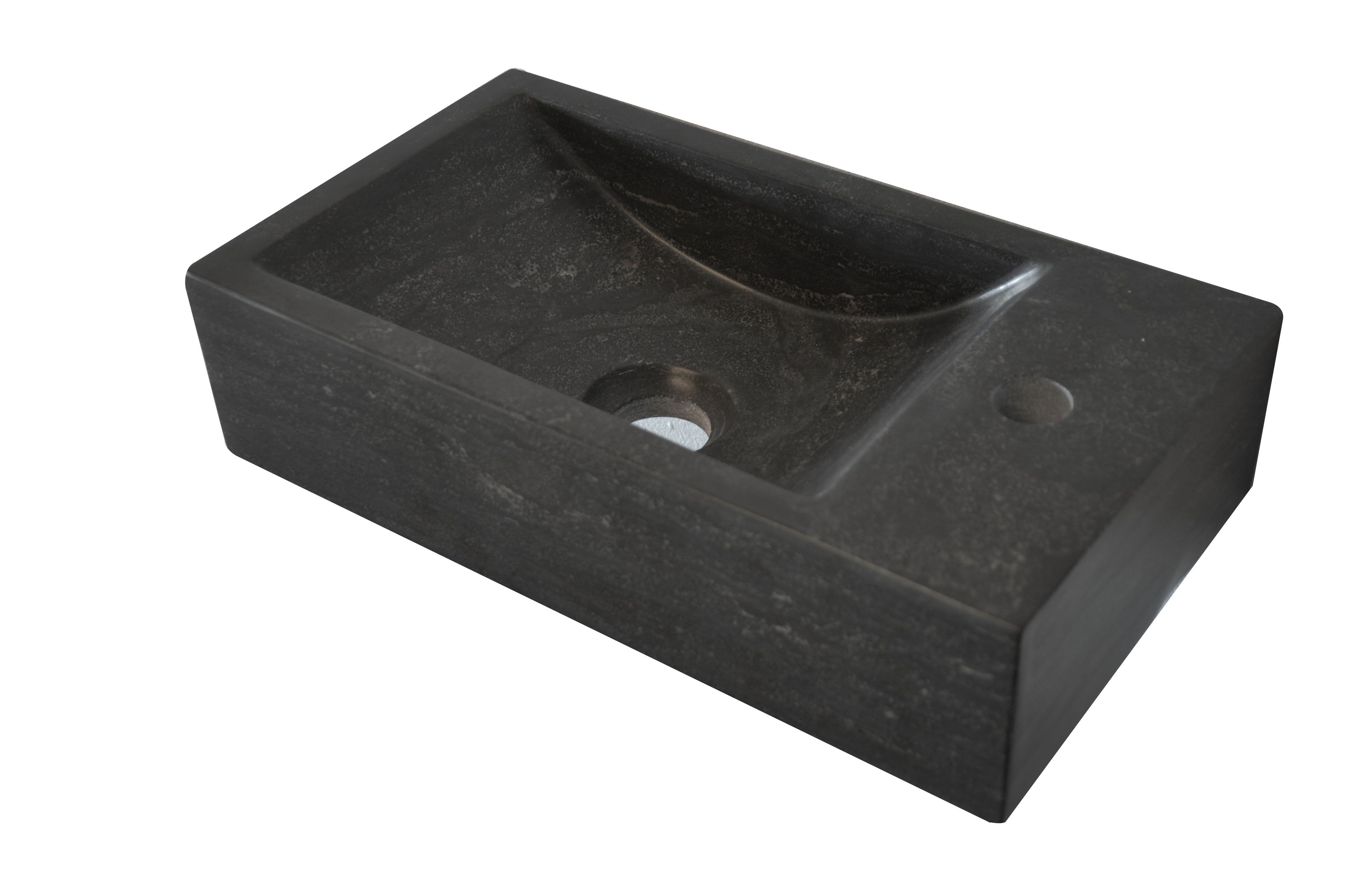 Lambini Designs Recto losse fontein 40x22cm natuursteen rechts