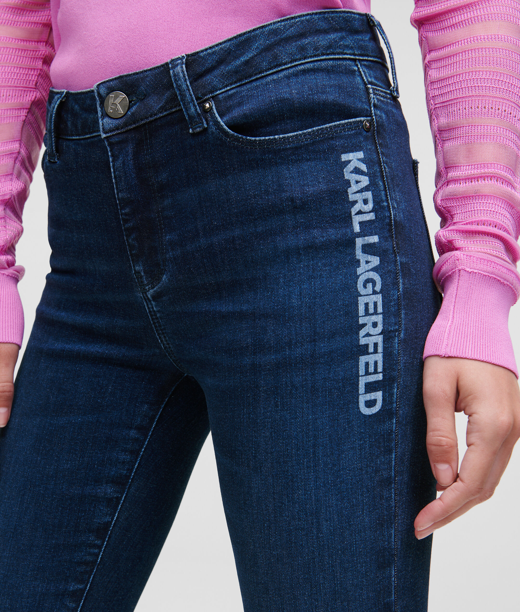 JEAN SKINNY BLEU AVEC LOGO KARL
