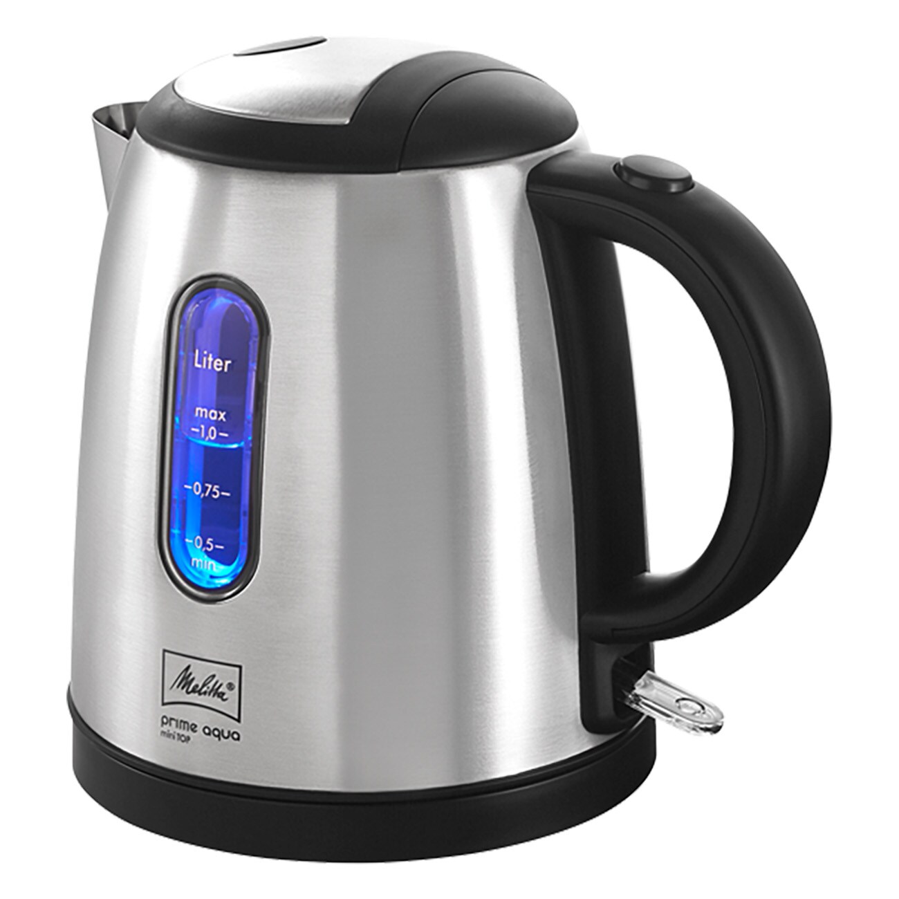Melitta Prime Aqua mini Top silber Wasserkocher
