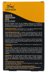 Tiger balm Spierbalsem Neck & Shoulder 50GR
