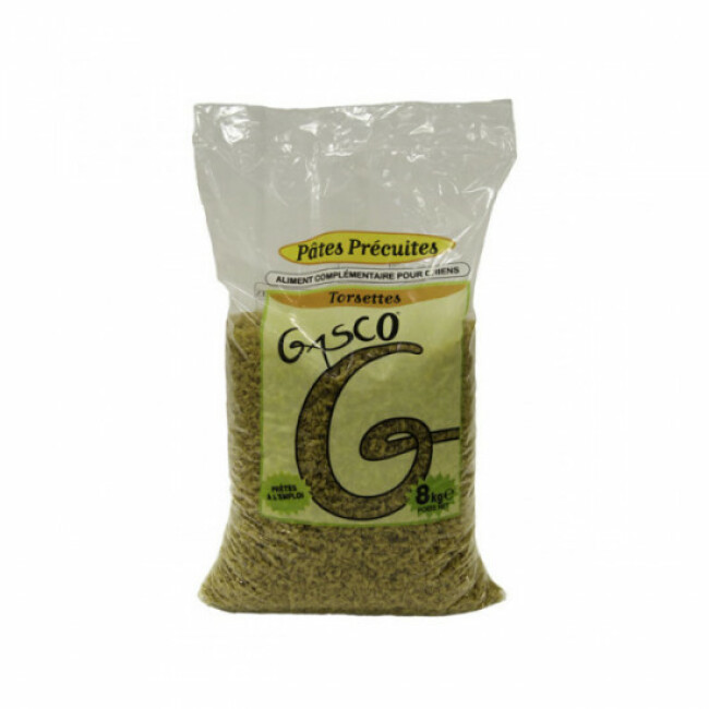 Pâtes torsettes précuites Gasco pour chien