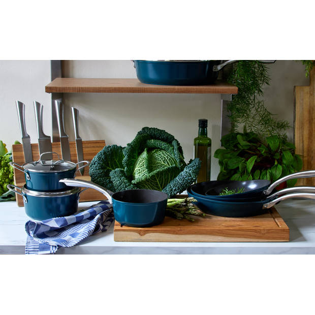 Blokker Luxe Kookpan - Ø 16 cm - Teal