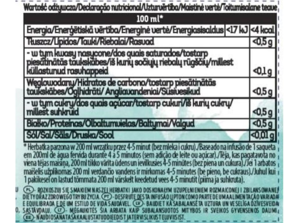 INFUSÃO LIPTON SOS CABEÇA 20 SAQUETAS