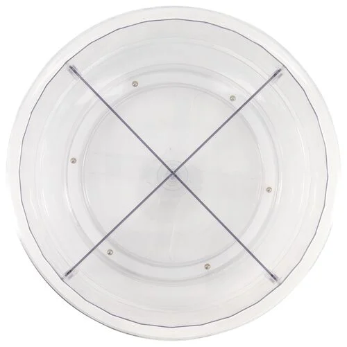plateau tournant transparent Ø31x9.5