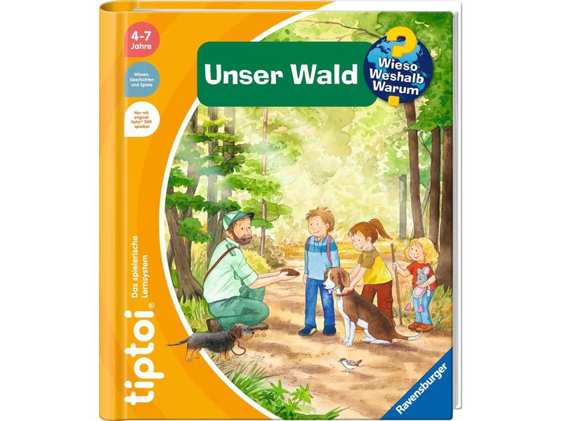 tiptoi Lernbuch WWW Unser Wald Ein Buch, das Kindern Wissen über den heimischen Wald vermittelt