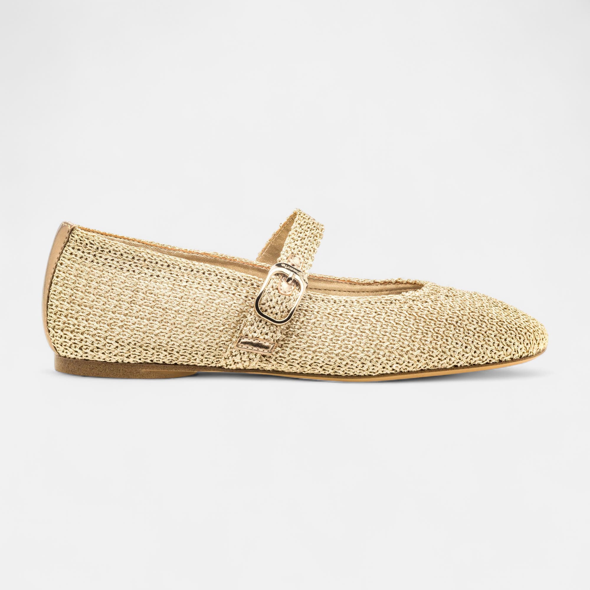 Ballerines Femme or