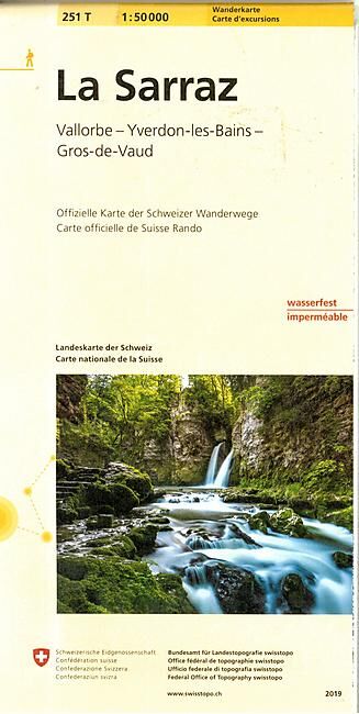 BUNDESAMT - 251T LA SARRAZ ECHELLE 1 50 000