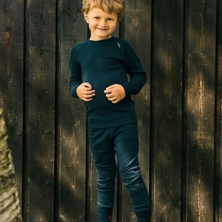 Tufte Bambull Crew Neck, barn<br>Bestselger! Mykt, varmt og helt kløfritt!