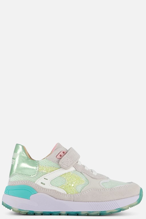 Shoesme Trainer Sneakers groen Leer