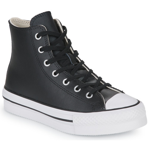 Converse - Chuck Taylor All Star Eva Lift Leather Foundation Hi - Noir