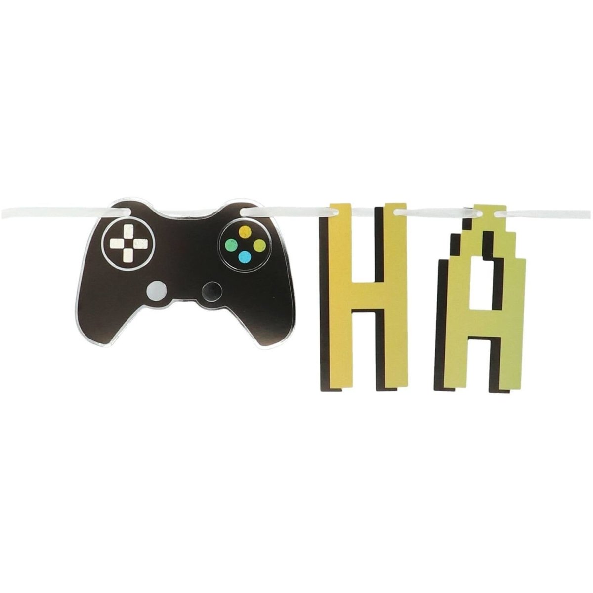 Gaming Party Letterslinger Happy Birthday 1,50m