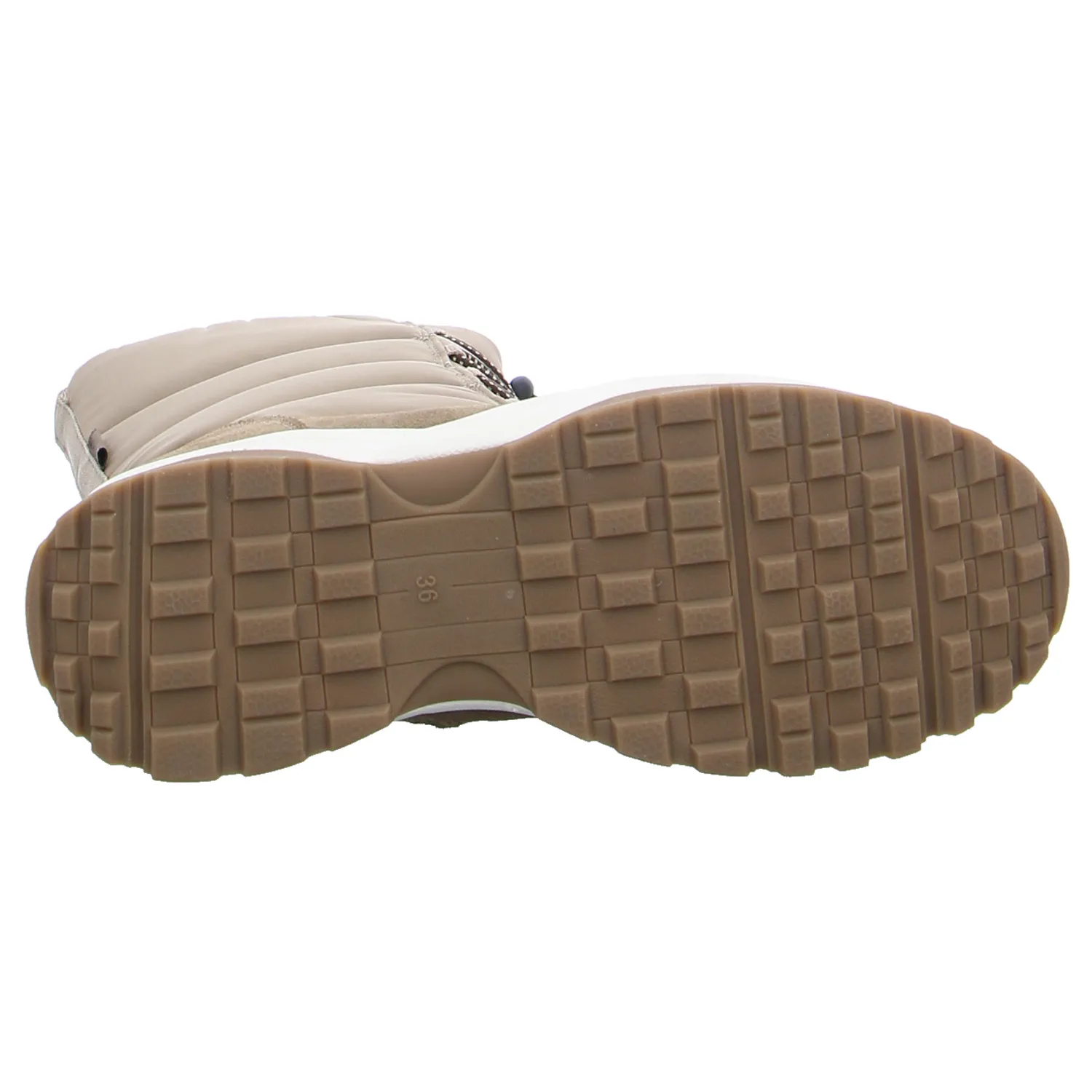 VADO Mädchen-Snowboot Membrane Taupe Synthetik  Winter-Stiefel