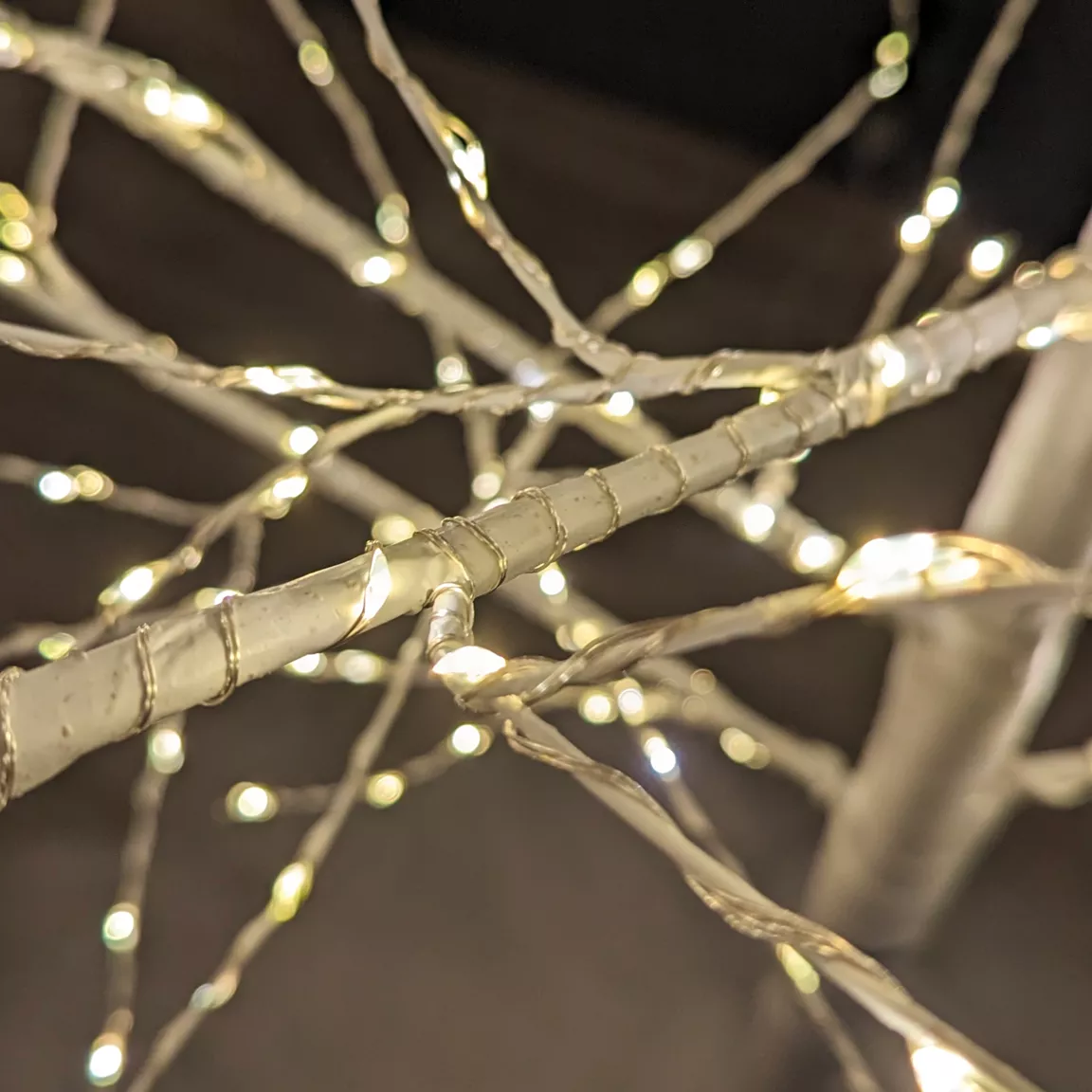 Arbre lumineux 600 LED (H180 cm) Bouleau Lucidum Blanc chaud