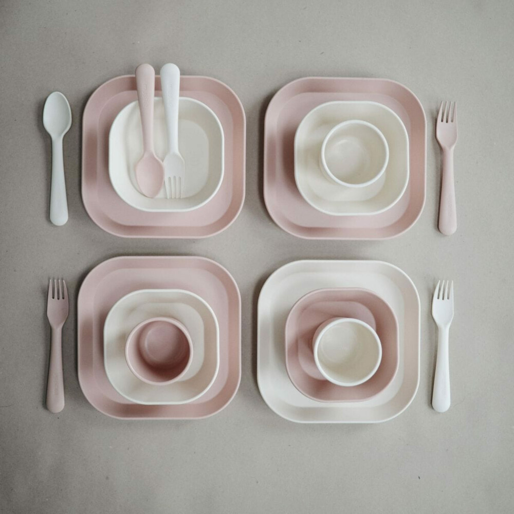 Mushie Drinkbeker Set Ivory2 stuks