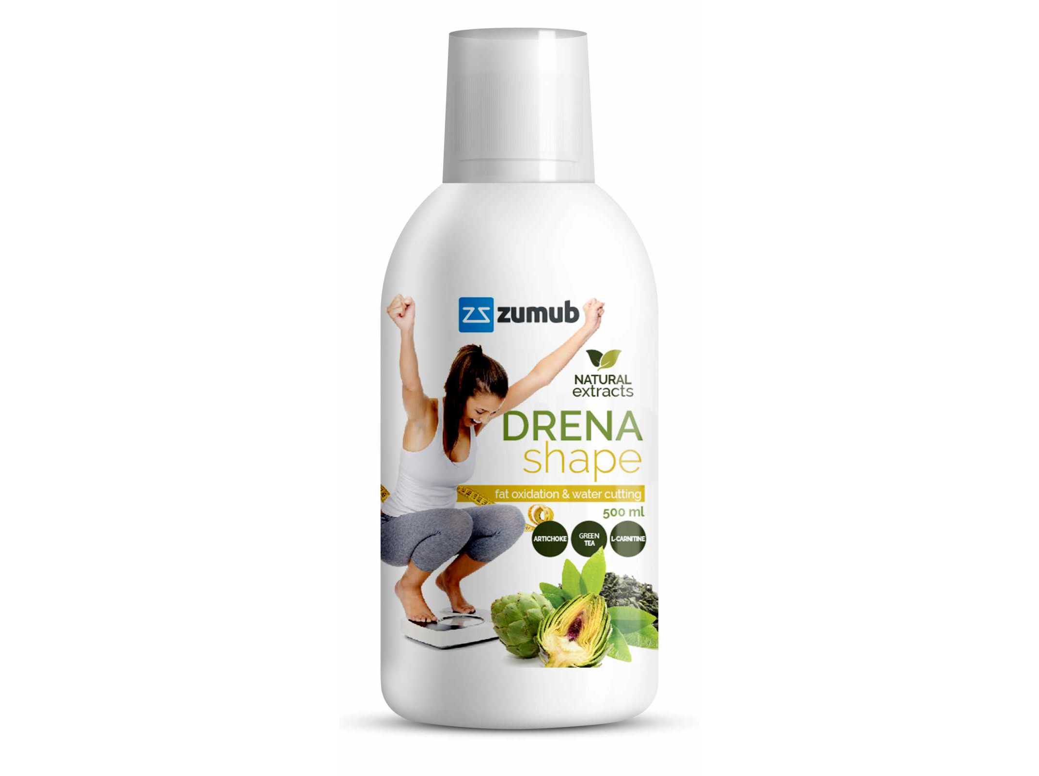SUPLEMENTOS EMAGRECIMENTO ZUMUB DRENA SHAPE 500ML