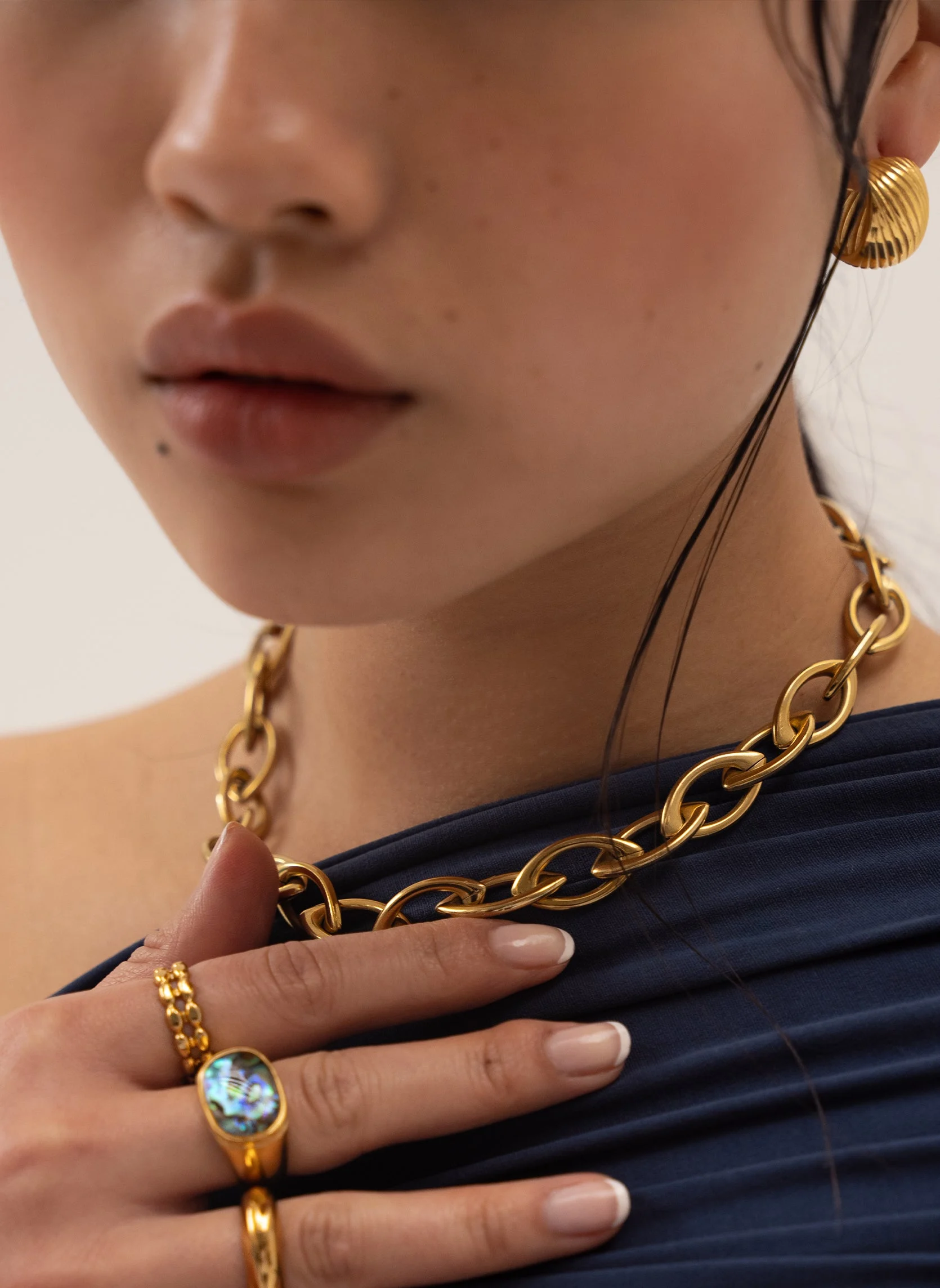 LEZAT - Bracelet chaîne lezat | Doré