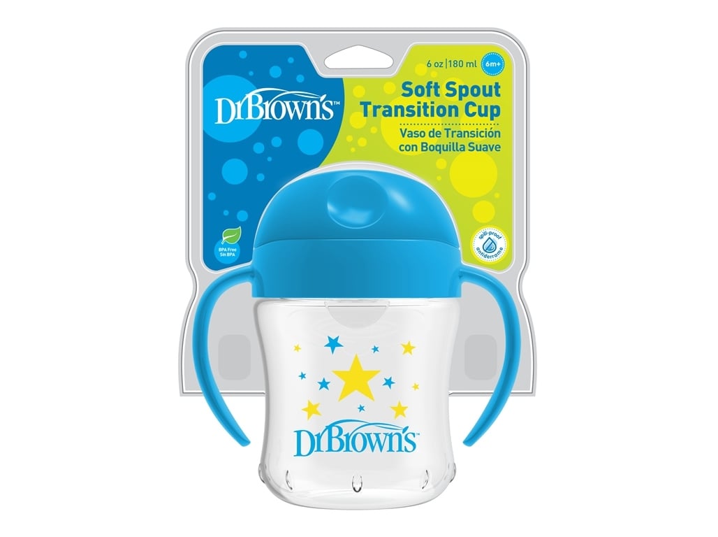 COPO TRANSIÇÃO DR. BROWN'S MACIO AZUL 180ML 1UN