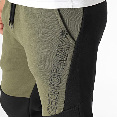 Pantalon Jogging Moriarty Noir Vert Kaki