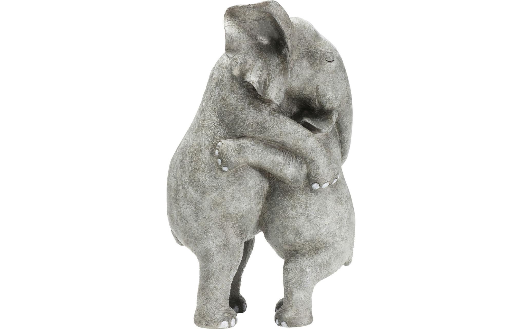 Dekofigur Elephant Hug GrauDeko-Objekt