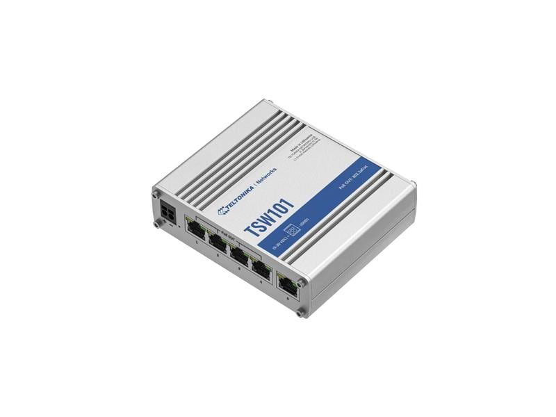 Teltonika PoE  Switch TSW101 5 Port TSW101 Automotiver PoE  Switch (nur für Fahrzeuge geeignet))