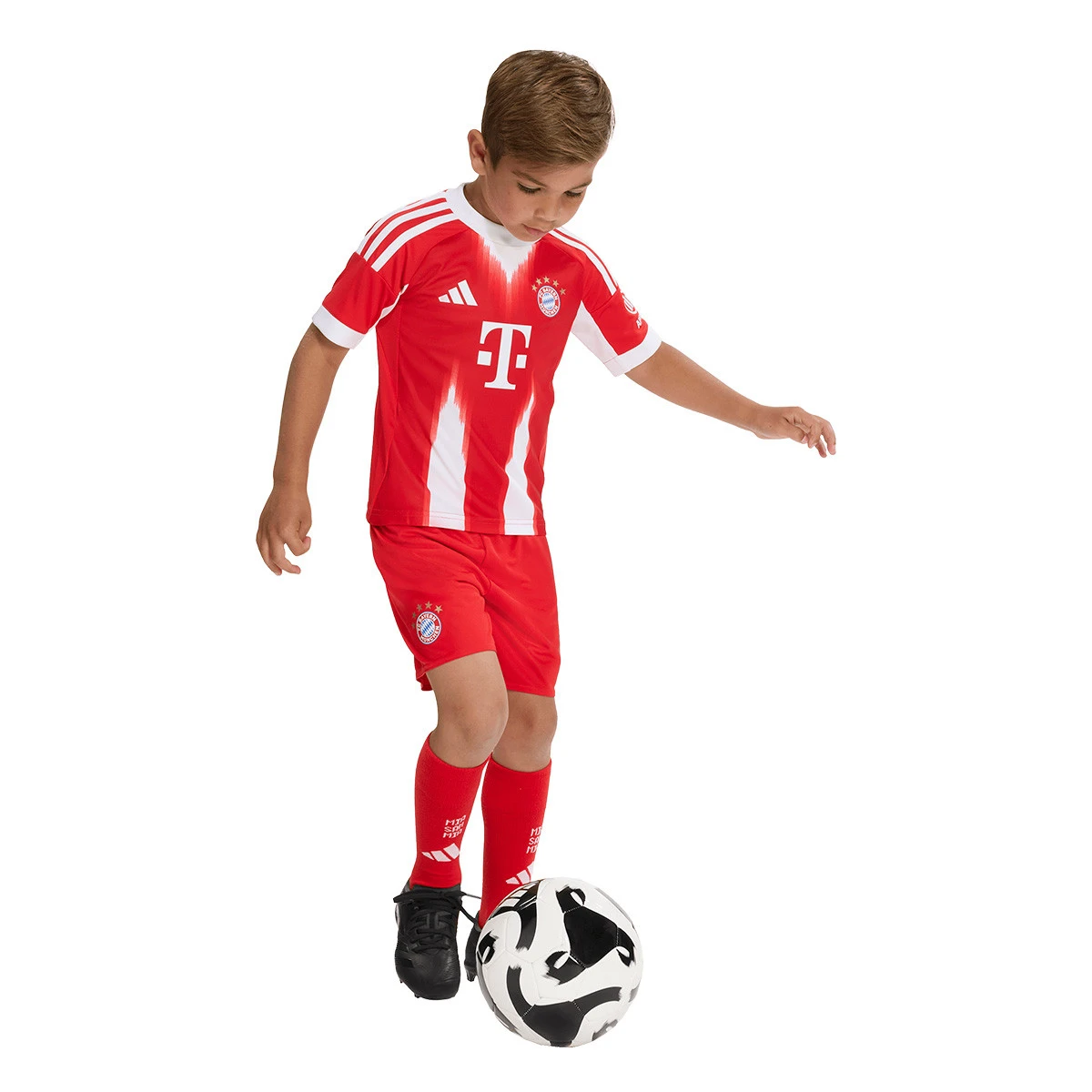 Conjunto adidas FC Bayern Primeiro Equipamento 2025-2026 Criança