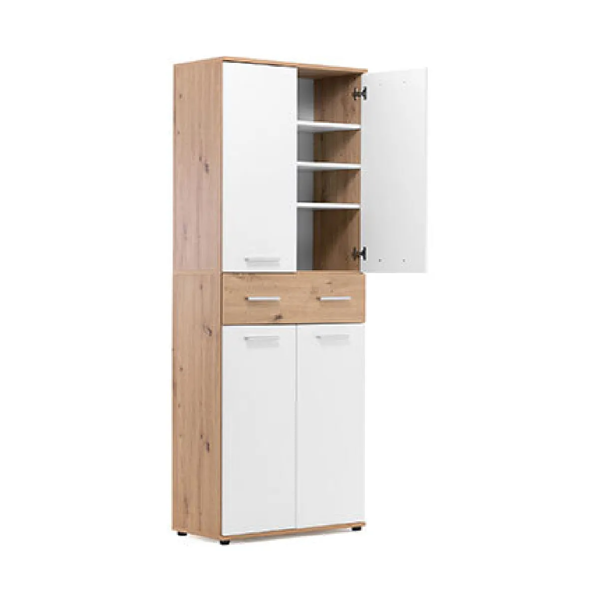 MES Armoire - Chêne/Blanc