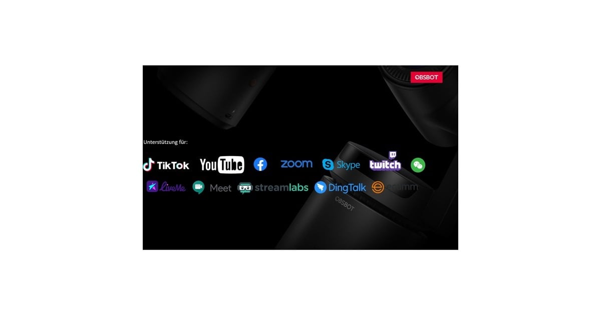OBSBOTTiny AI webcam  (Zwart)