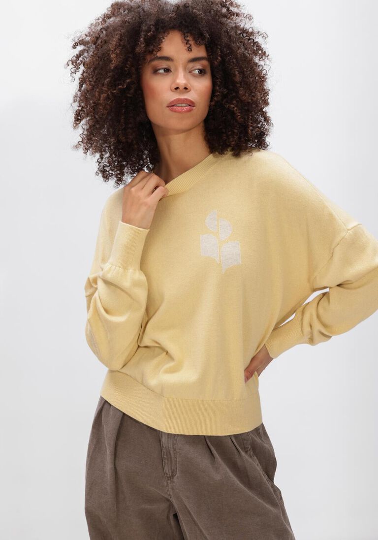 gele isabel marant truien/vesten marisans-gz