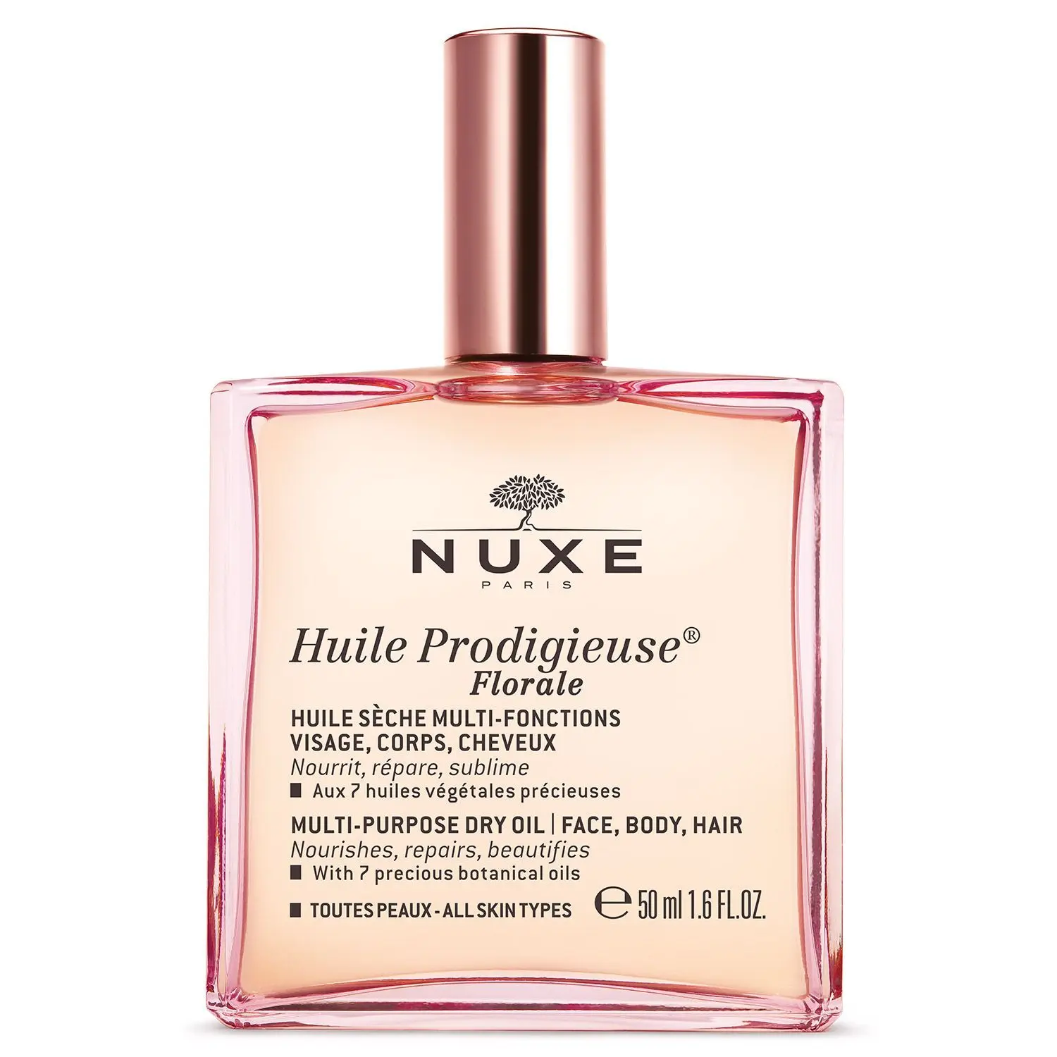 Nuxe - Huile Prodigieuse Florale Huile Hydratante, Anti-Oxydante & Réparatrice 50ml - Huile