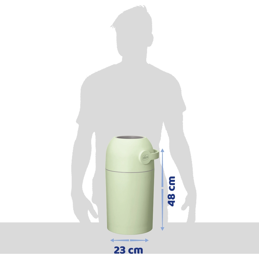 chicco Windeleimer Odour Off in grün