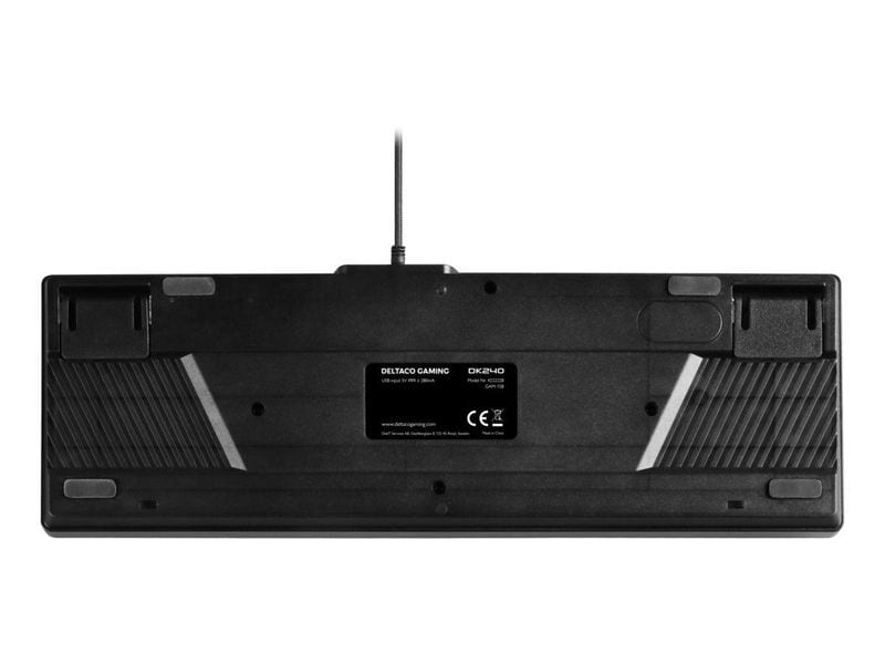 DELTACO Gaming-Tastatur GAM-158-CH Schwarz Gaming-Tastatur mit RGB Beleuchtung