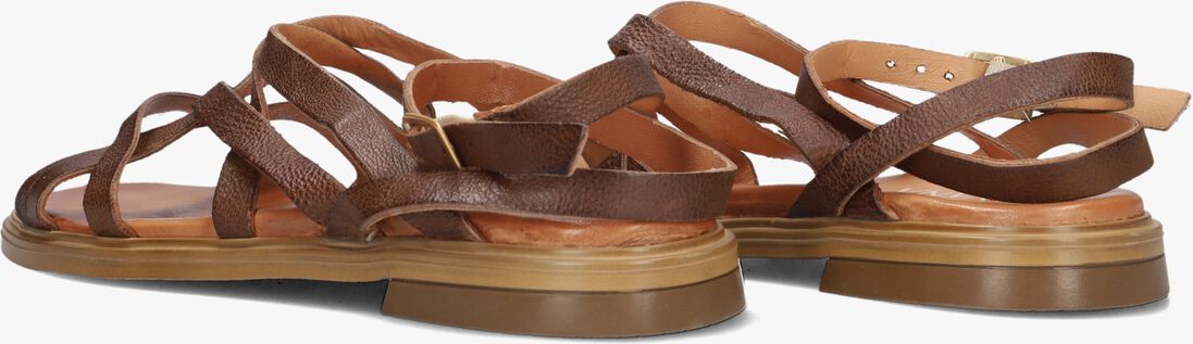 cognac ayana platte sandalen m05089
