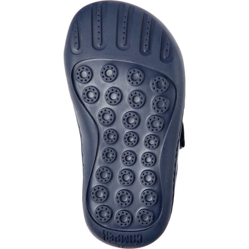 Camper Camper Peu Sella Velcros Marine Motif Vache