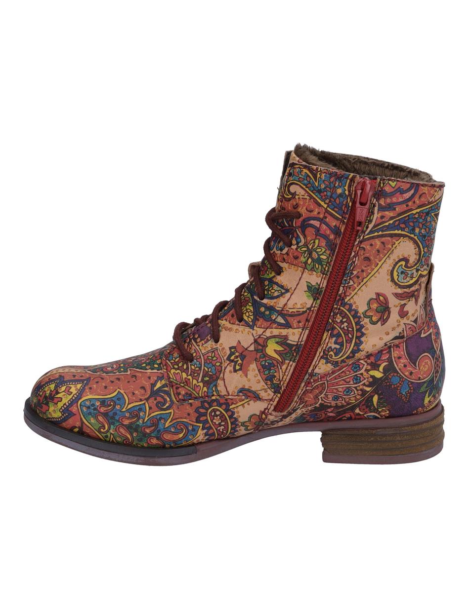 Stiefelette Sanja 01, carmin