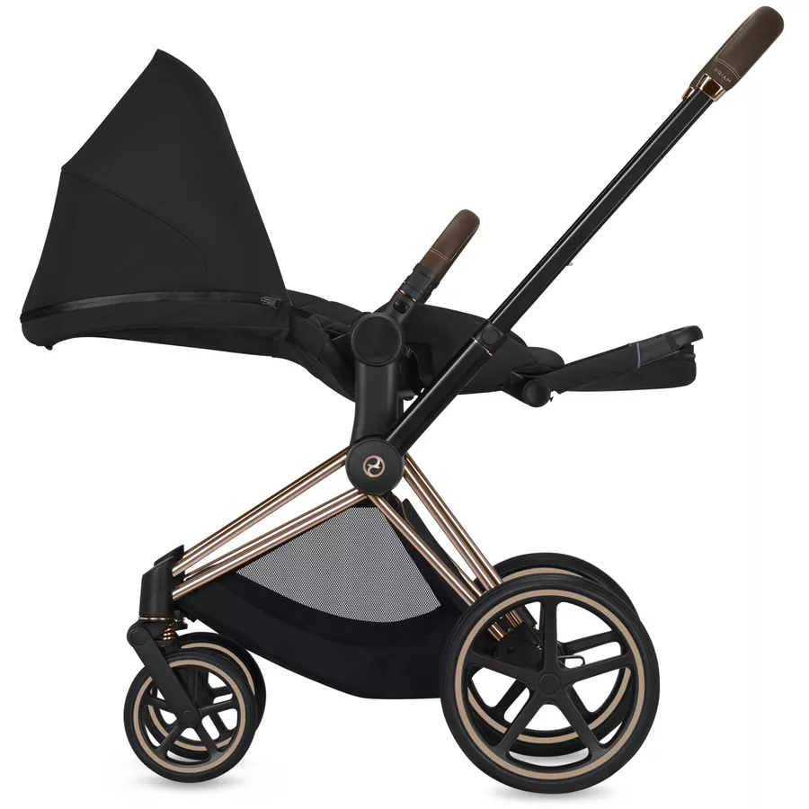 cybex PLATINUM Kombikinderwagen Priam Chrome Brown Nautical Blue