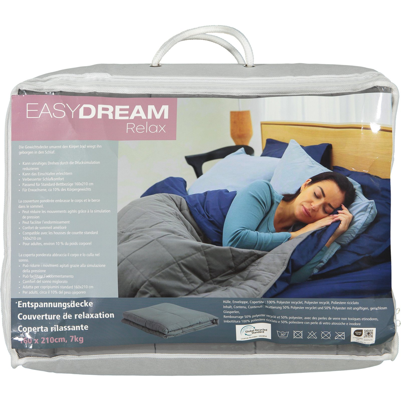 Easy Dream Entspannungsdecke Relax 160 x 210 cm, 7 kg