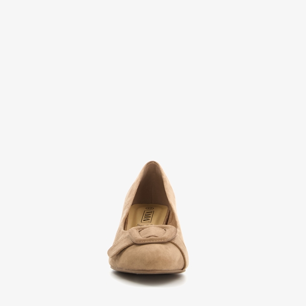 Nova dames pumps met gesp taupe