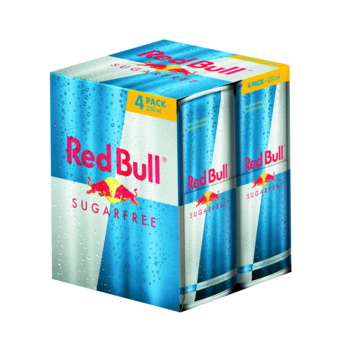 Red Bull 4 pack sugar free 4 x 25 cl