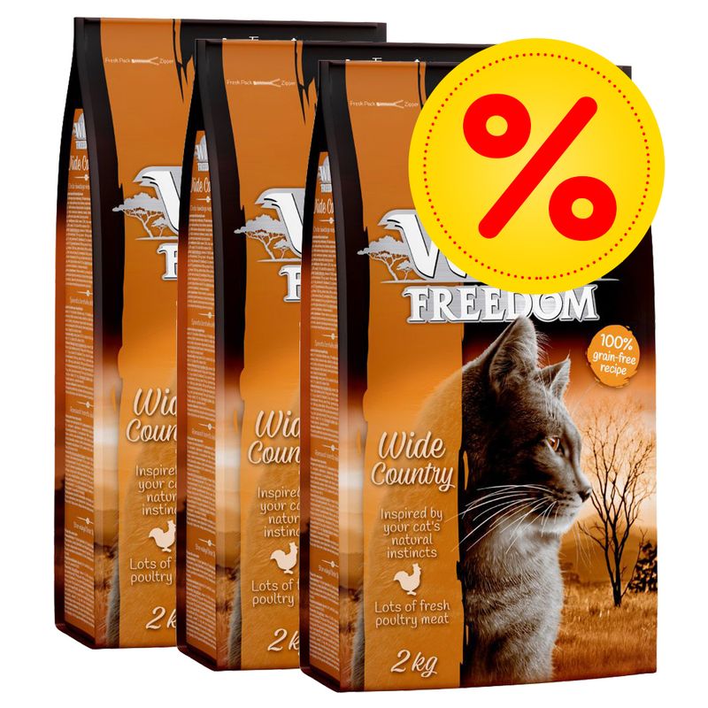 Lots économiques Wild Freedom 3 x 2 kg