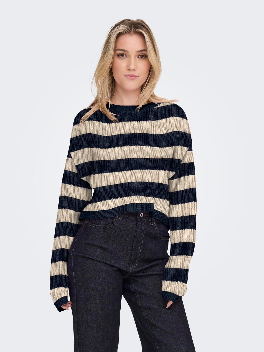ONLMALAVI Strickpullover Navy Blazer
