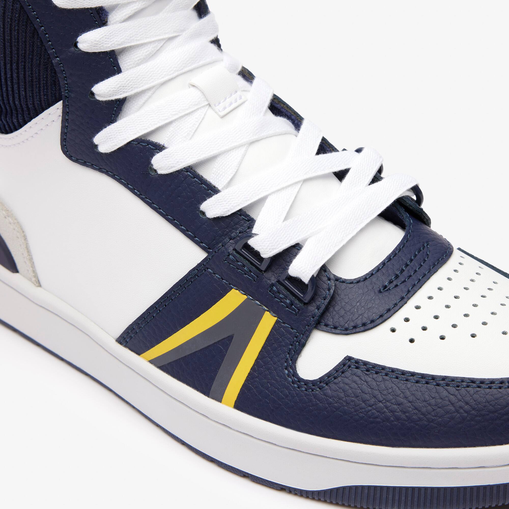 Sneakers L001 Mid homme en cuir Sneakers - Blanc - Lacoste - Homme
