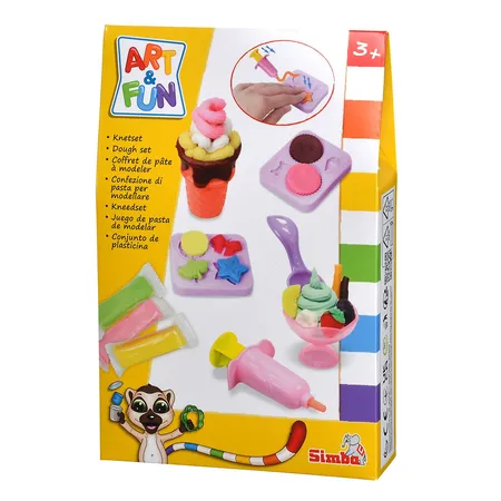 Simba Art & Fun kleines Knetset, 1 Set, 3-fach sortiert