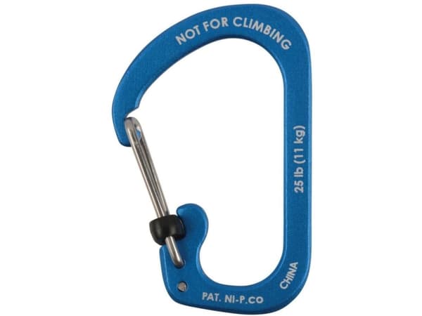 Nite Ize SlideLock Snap Hook #3 aluminiumsblå (CSLA3-03-R6)