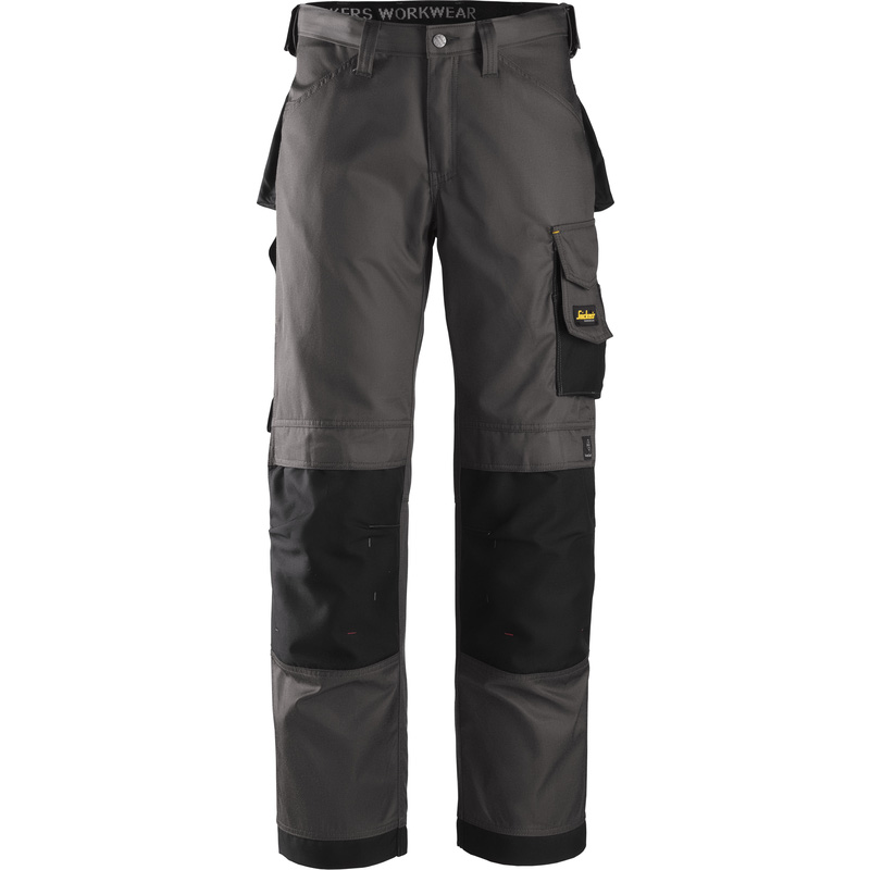 Snickers DuraTwill werkbroek met kniezakken Loose fit 3312 60 grijs*