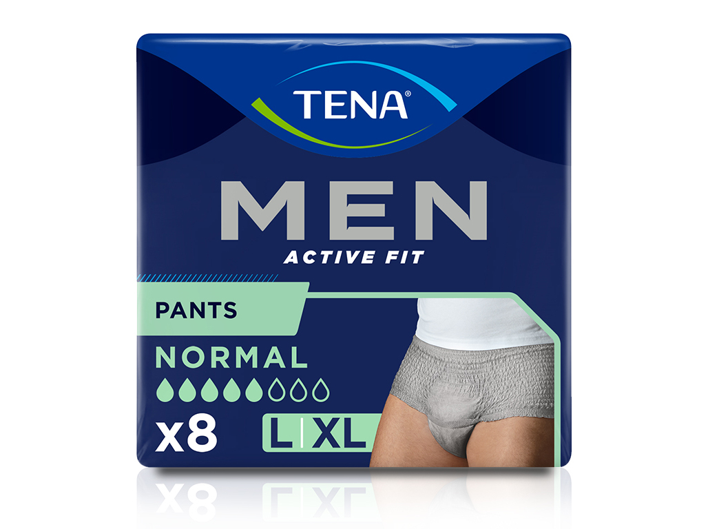 CUECAS INCONTINÊNCIA TENA CINZENTA L/XL 8UN